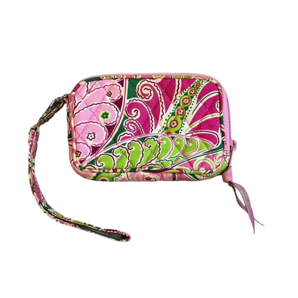 Vera Bradley Pinwheel Pink Wristlet